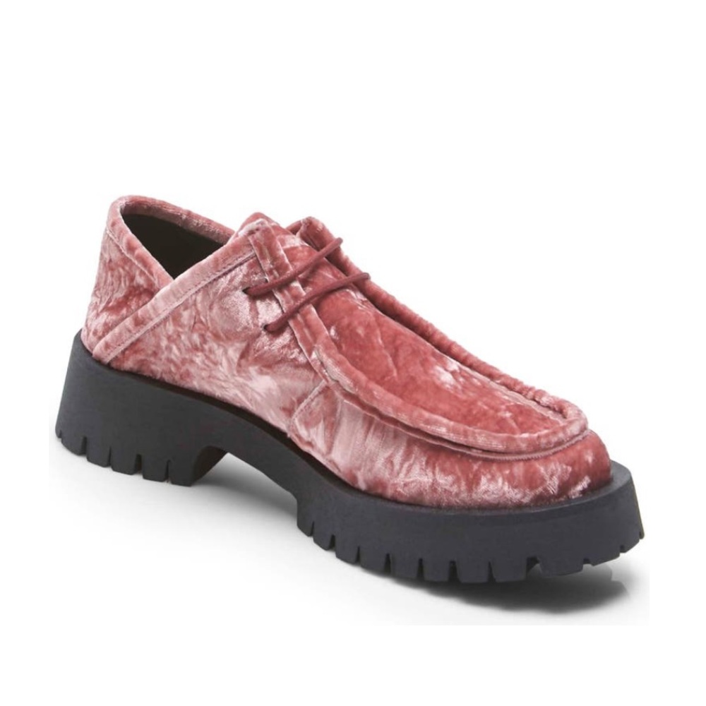 NIB Free People Convertible Velvet Loafer in Smoked Pink, Size 39/US 9